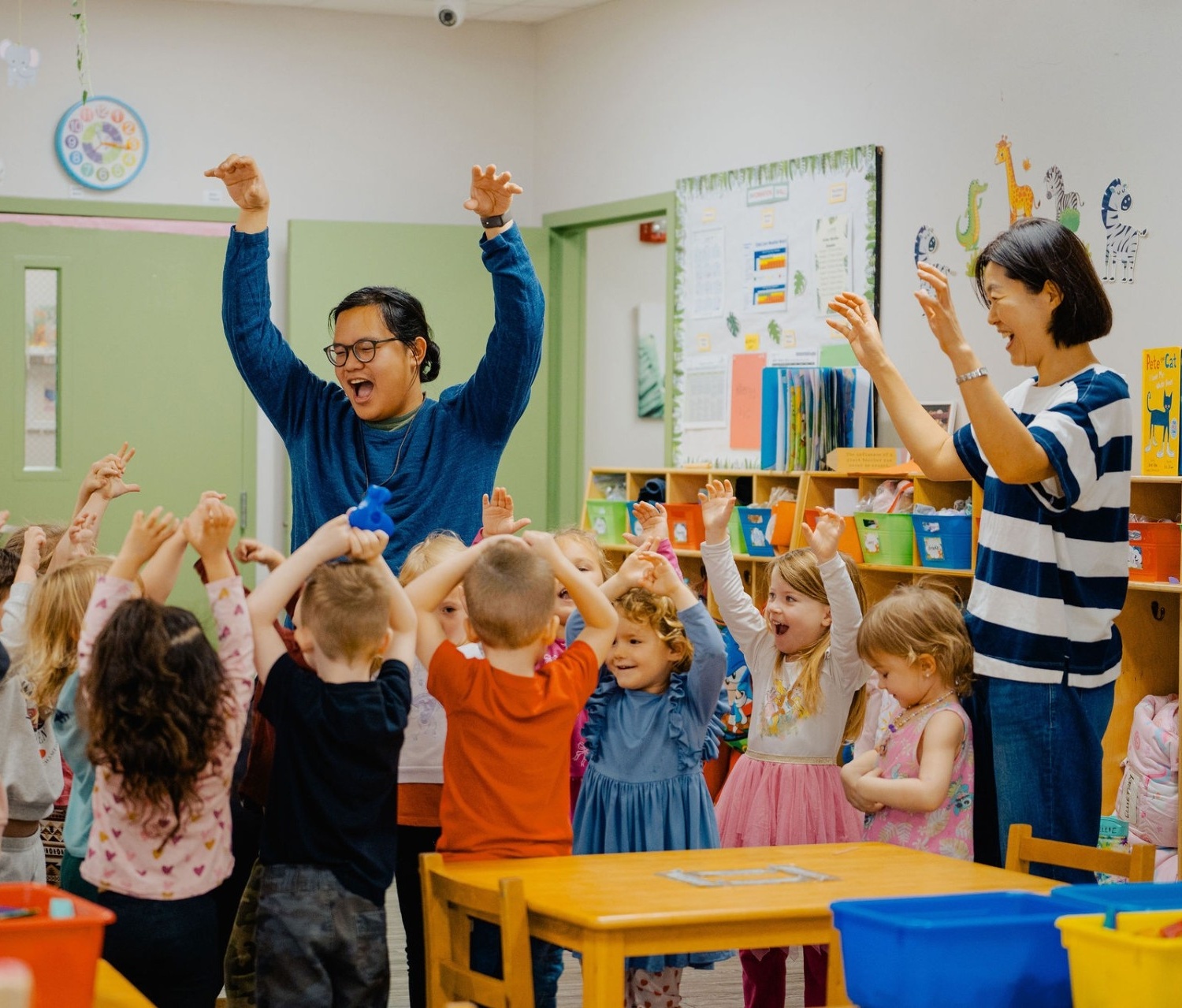 Children learning at Thrive