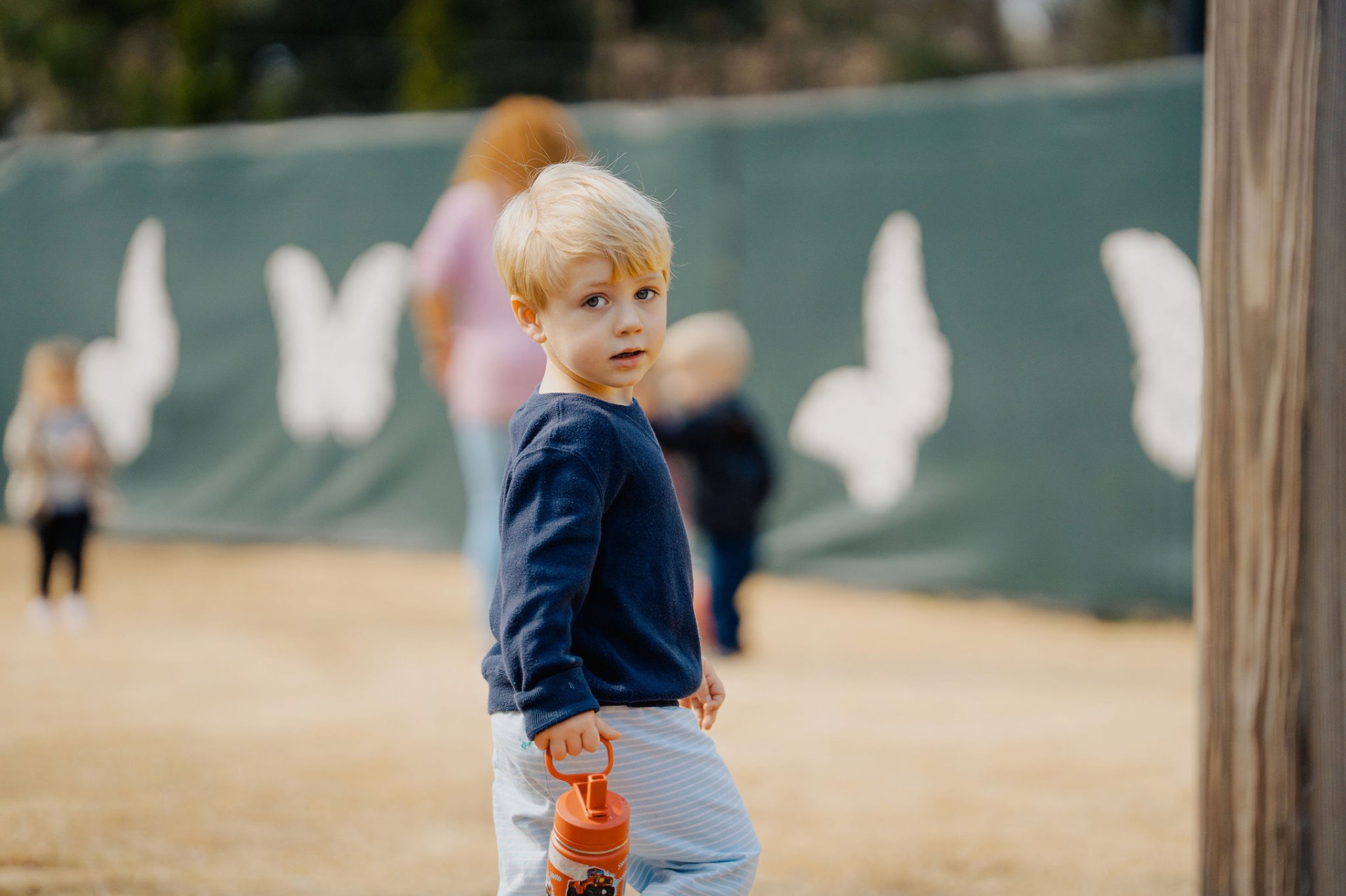 Children playing purposefully